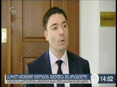 ნდობის ჯგუფის შეხვედრა პარლამენტში